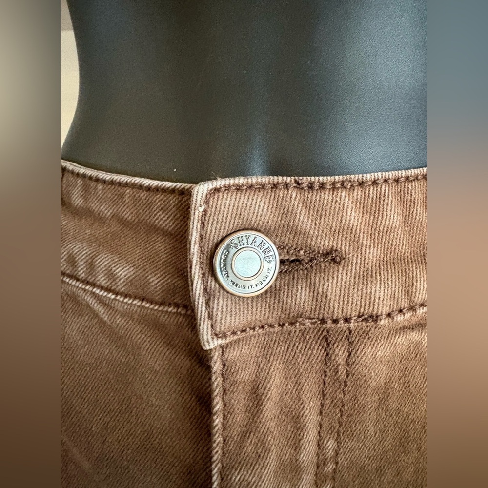 SHYANNE WOMEN'S PINECONE HIGH RISE STRETCH FLARE JEANS sz 30x34 - Picture 8 of 14